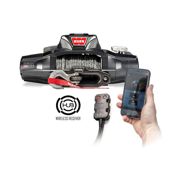 Warn Zeon XD 10-S 10,000 Lb Winch, Synthetic Rope - 110010