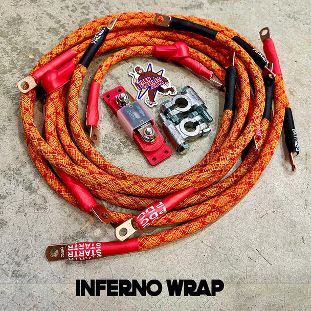 Jeep Wrangler JL (2018-2024) Big 7 Battery Cable Kit