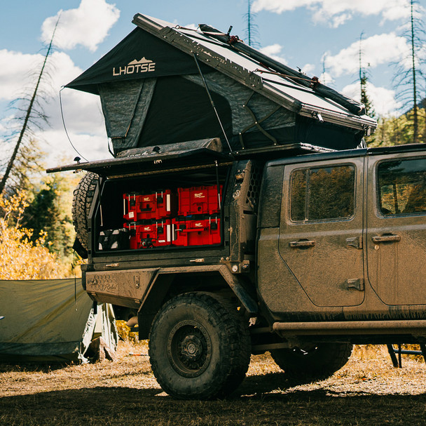 Jeep Gladiator JT Canopy System for Flat Bed Tray By Rebel Off Road