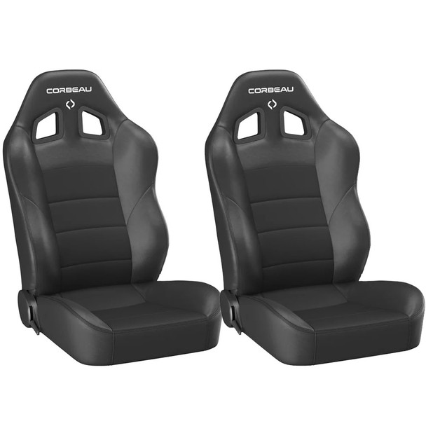 Corbeau Baja XRS Reclining Suspension Seat & Bracket Bundle, Jeep Gladiator JT & Wrangler JL