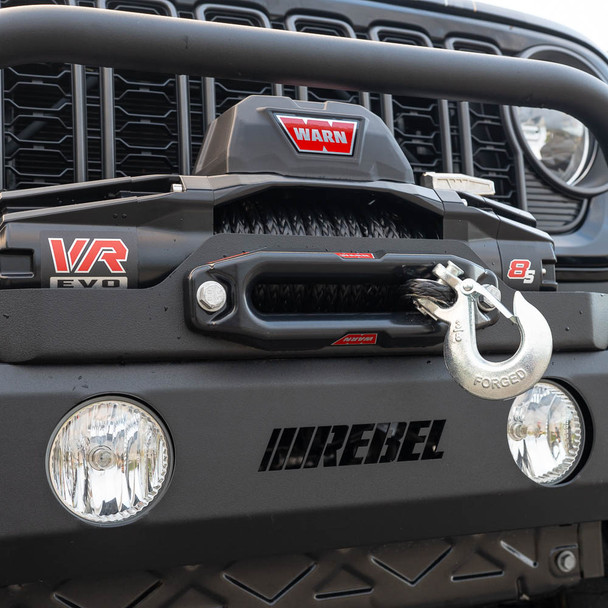Rebel Off Road Trailhead Series Mid-Width Steel Front Bumper | Jeep JK, JL & Gladiator JT