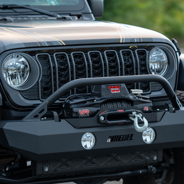 Rebel Off Road Trailhead Series Mid Width Front Bumper, Jeep JK/JT/JL