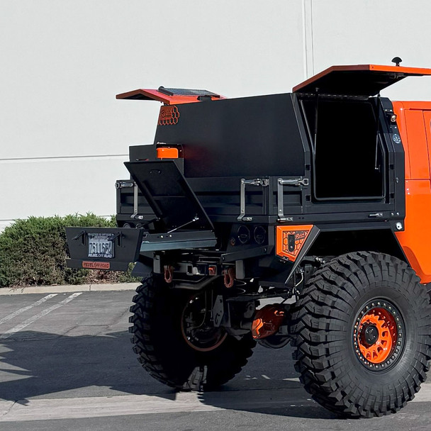 Mid-Size Truck Compact Canopy & Tray Sides for Bobbed Flatbed by Rebel Off Road