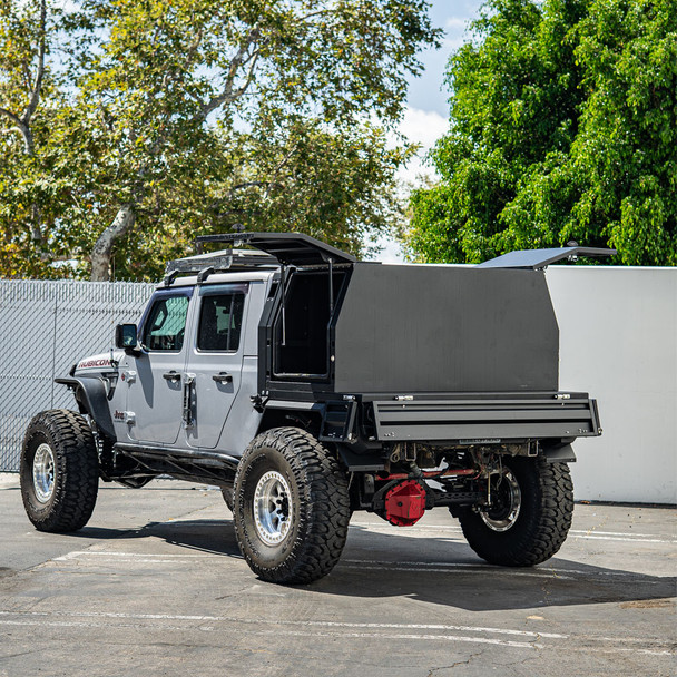 Jeep Gladiator JT Bobbed Canopy & Tray Sides for Bobbed Flatbed by Rebel Off Road