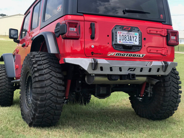 Motobilt Crusher Rear Bumper w/ Spare Cutout for Jeep JL