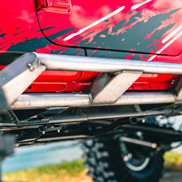 Motobilt Frame Mounted Rocker Guards for Jeep JT Gladiator