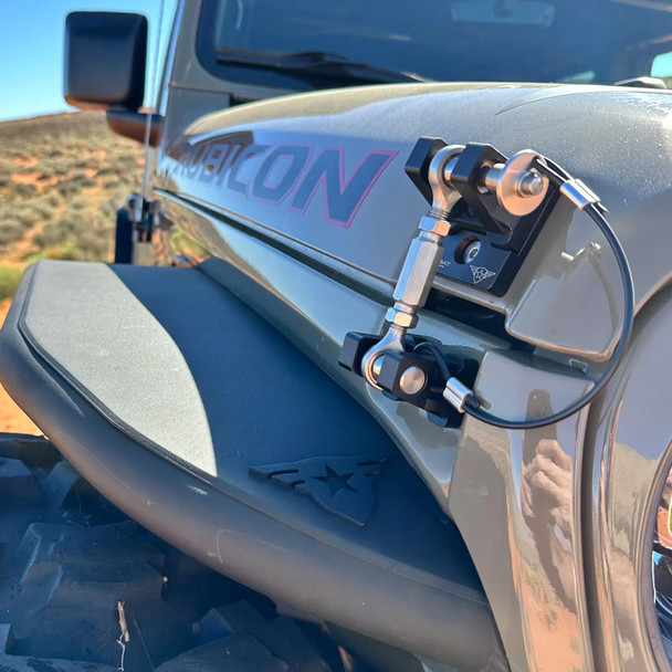 Combat Off Road JK/JL/JT Aluminum Hood Latch Set