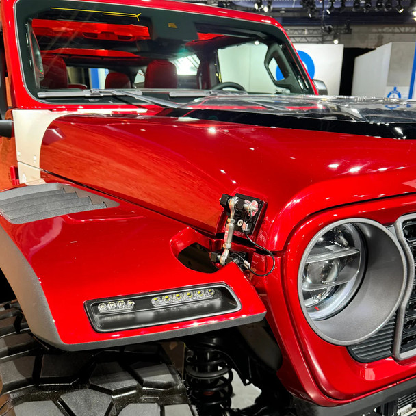 Combat Off Road JK/JL/JT Aluminum Hood Latch Set