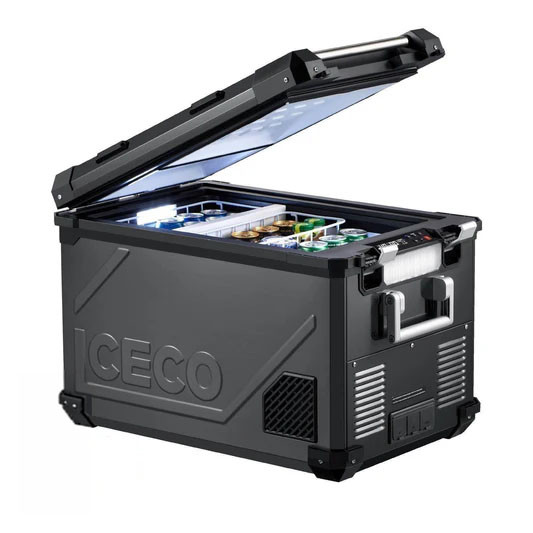 ICECO APL55 58QT Stainless Dual Zone 12V Fridge / Freezer