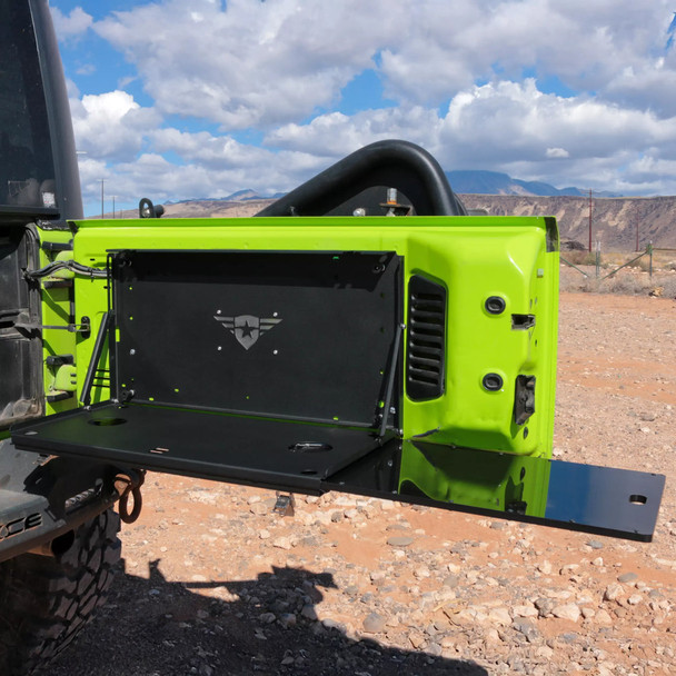 Combat Off Road Jeep JK/JL Tailgate Table with Food Grade Cutting Board