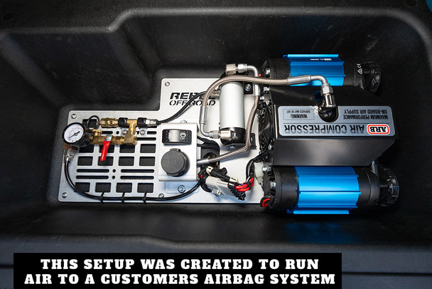 Jeep Wrangler JLU Rear Storage Compressor Mount By Rebel Off Road