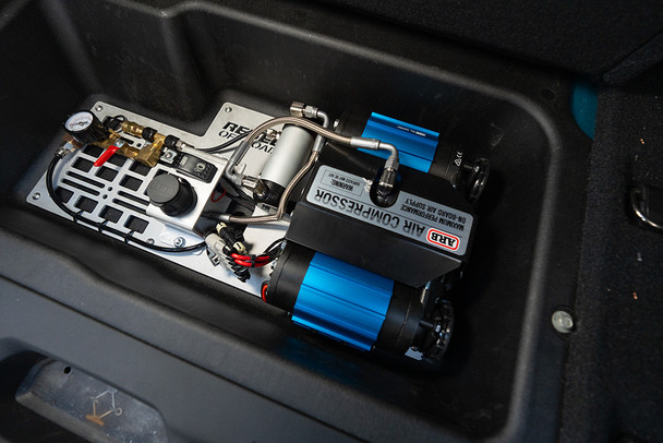Jeep Wrangler JLU Rear Storage Compressor Mount By Rebel Off Road
