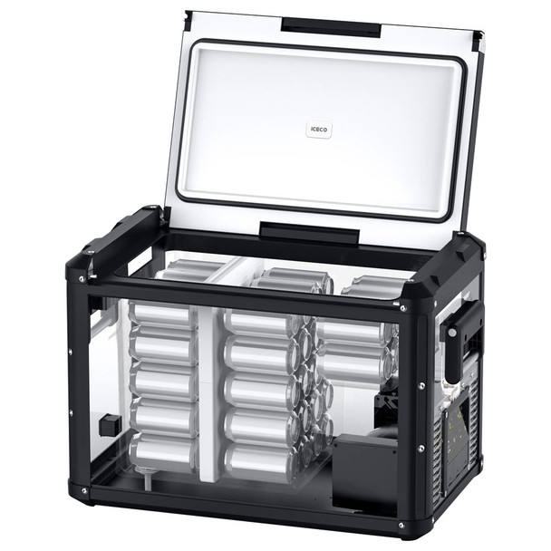 Iceco VL45 Pro-D Dual Zone Portable Fridge Freezer, 47.5 Qt