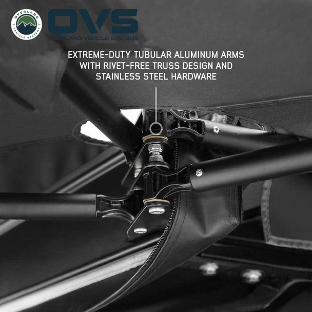 OVS XD Nomadic 270 LTE Awning, Compact 5.5' Black Out Fabric