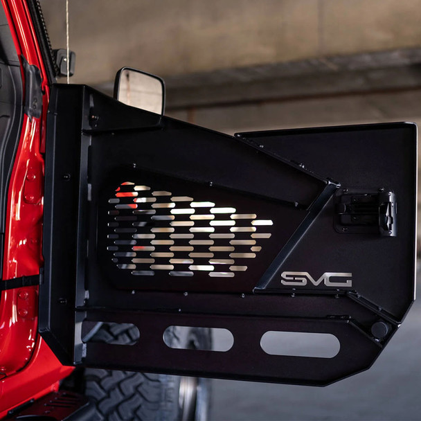 DV8 2018-25 Jeep Wrangler JL & Gladiator JT Front Half Doors, Spec Series