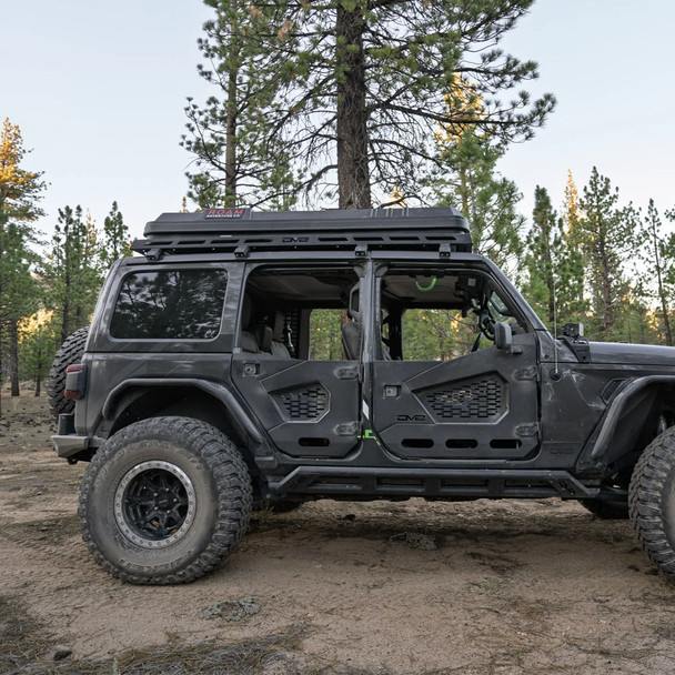 DV8 2018-25 Jeep Wrangler JL & Gladiator JT Rear Half Doors, Spec Series
