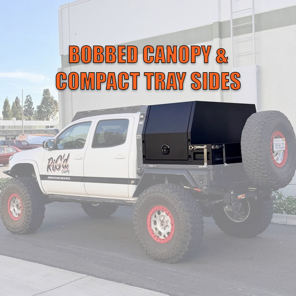 Toyota Tacoma 16-23 Bobbed Flatbed & Canopy By Rebel Off Road