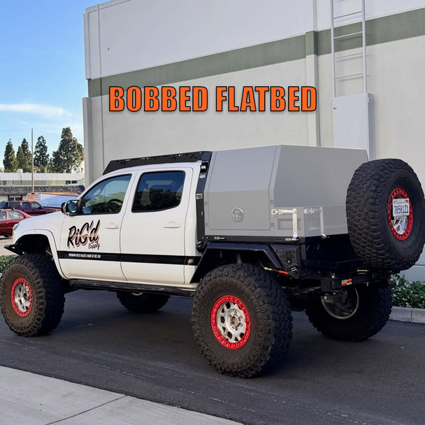 Toyota Tacoma 16-23 Bobbed Flatbed & Canopy By Rebel Off Road