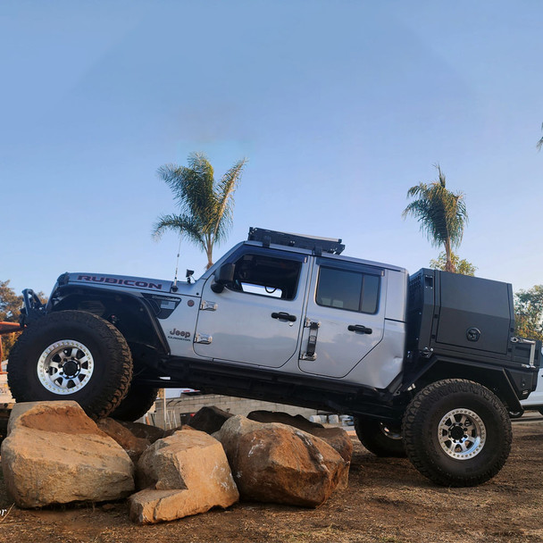 Jeep Gladiator JT Bobbed Canopy & Flatbed Tray by Rebel Off Road