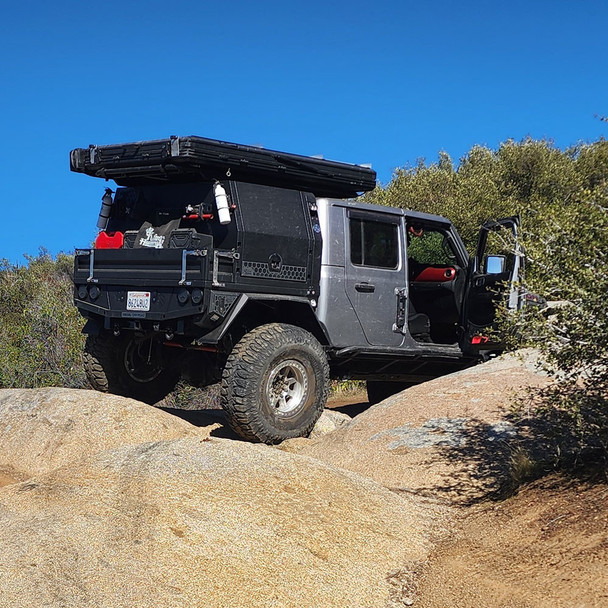 Jeep Gladiator JT Bobbed Canopy & Flatbed Tray by Rebel Off Road