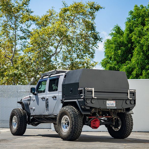 Jeep Gladiator JT Bobbed Canopy & Flatbed Tray by Rebel Off Road