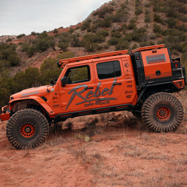 Jeep Gladiator JT Bobbed Canopy & Flatbed Tray by Rebel Off Road