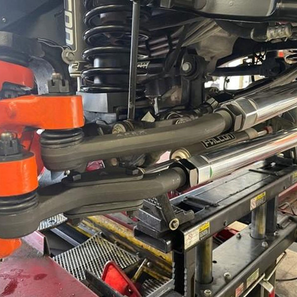 Apex Chassis Jeep Wrangler JL & Gladiator JT 2.5 Ton ProLock Tie Rod & Drag Link Kit, Polished Aluminum