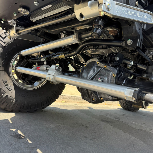 Apex Chassis Jeep Wrangler JL & Gladiator JT 2.5 Ton ProLock Tie Rod & Drag Link Kit, Polished Aluminum