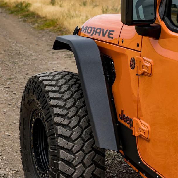 Next Venture High Line Aluminum Front Fender Flares for Jeep Wrangler JL & Gladiator JT