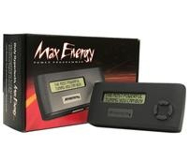 Max EnergyThe Best Handheld Performance Tuner On The Market! Hypertech's Max Energy Power Programmer extracts every bit of energy possible out of every molecule of fuel to give you exactly what you want- more miles-per-gallon at part-throttle and more power at wide-open throttle... Plus many other adjustable features* including: HYPERTECH POWER TUNING FOR GAS VEHICLES: Optimized spark and fuel curves over the entire RPM range delivers more horsepower, torque, and improved fuel economy. Hypertech's secret is their ability to make significant power gains using regular octane fuel in most vehicles that come from the factory Hypertech Capable of using regular fuel. For all out, maximum power, a premium fuel option is available. Higher compression engines and engines with superchargers or turbochargers were designed to use only premium fuel, so only one option is available for these engines. Check your vehicle application to verify options. TOP-SPEED LIMITER*: If you have installed tires that have a different speed rating, the Max Energy allows you to raise or lower the vehicle's top-speed limiter to match the speed rating of the newly installed tires. RPM "REV" LIMITER*: The Max Energy Programmer allows you to adjust the maximum rpm of the engine, to help keep it in the "sweet spot" of it's power curve, for more all out performance. SPEEDOMETER/ODOMETER CORRECTION*: If you've installed tires that are larger or smaller than stock, or if you have installed ring and pinion gears with a different gear ratio, the Max Energy allows you to re-program for correct speedometer and odometer readings. AUTOMATIC TRANSMISSION ADJUSTMENTS*: Shift Firmness: Increase shift firmness to maximize performance or when towing, to reduce clutch slippage and transmission oil temperatures. That means longer transmission life! Shift Points: The Max Energy allows you to raise or lower the shift points, for each gear, in 100 RPM increments for maximum performance, quicker acceleration, and better 1/4 mile times. COOLING FAN "ON/OFF" TEMPERATURES*: The Max Energy allows you to adjust the "on/off" temperatures of your vehicle's electric cooling fans to match a lower temperature thermostat, such as a Hypertech PowerStat. READ AND CLEAR DTC'S (DIAGNOSTIC TROUBLE CODES) INTERNET UPDATEABLE: The Max Energy Power Programmer comes with a USB cable and a CD containing software to enable quick updates over the internet. *Feature availability varies. Please check your vehicle application for availability.Number of Power Level Settings: 2 Select Power Level On The Fly: NO Top Speed Adjustment: YES Speedometer Correction: YES Rev Limiter Adjustment: YES Internet Updatable: YES Reads Trouble Codes: YES Monitor: NONE Automatic Transmission Adjustment: NO State Legal: 50 STATE CARB APPROVED