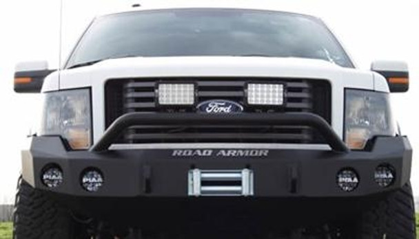 Road Armor Front Stealth Winch Bumper, Pre-Runner Guard, Satin Black 22