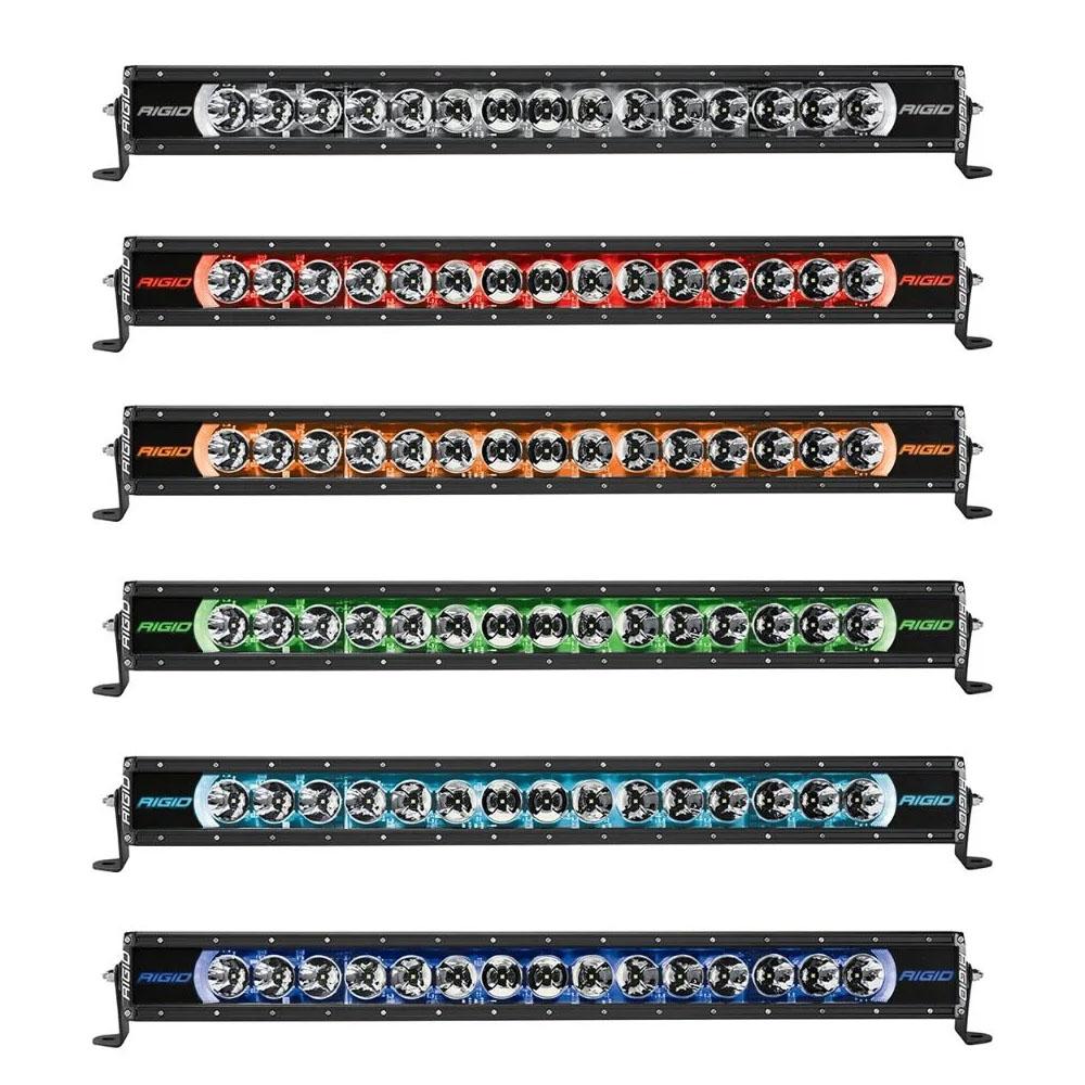 Rigid Industries Radiance ライト 2個セット Rigid Industries Radiance+ RGBW Lightbar, 50