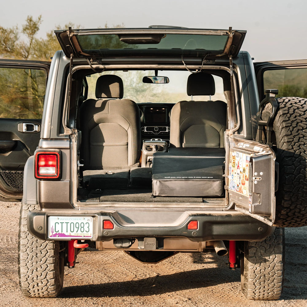【ちょす】deepsleep Jeep JL車内用スリーピングマット deepsleep Solo Mat, Jeep JKU/JLU 4 Door Air Mattress