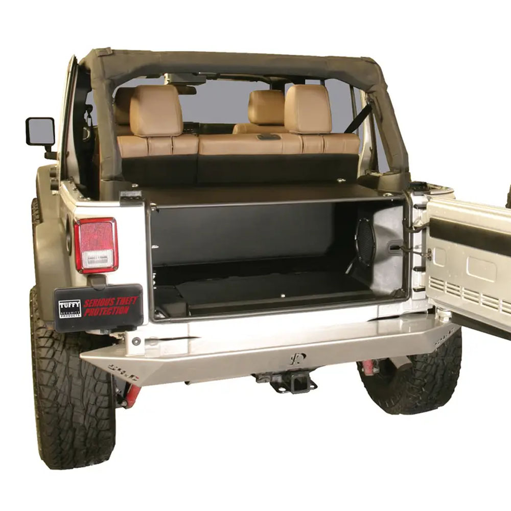 Tuffy Security Premium Cargo Area Enclosure, 2011-18 Jeep Wrangler JK