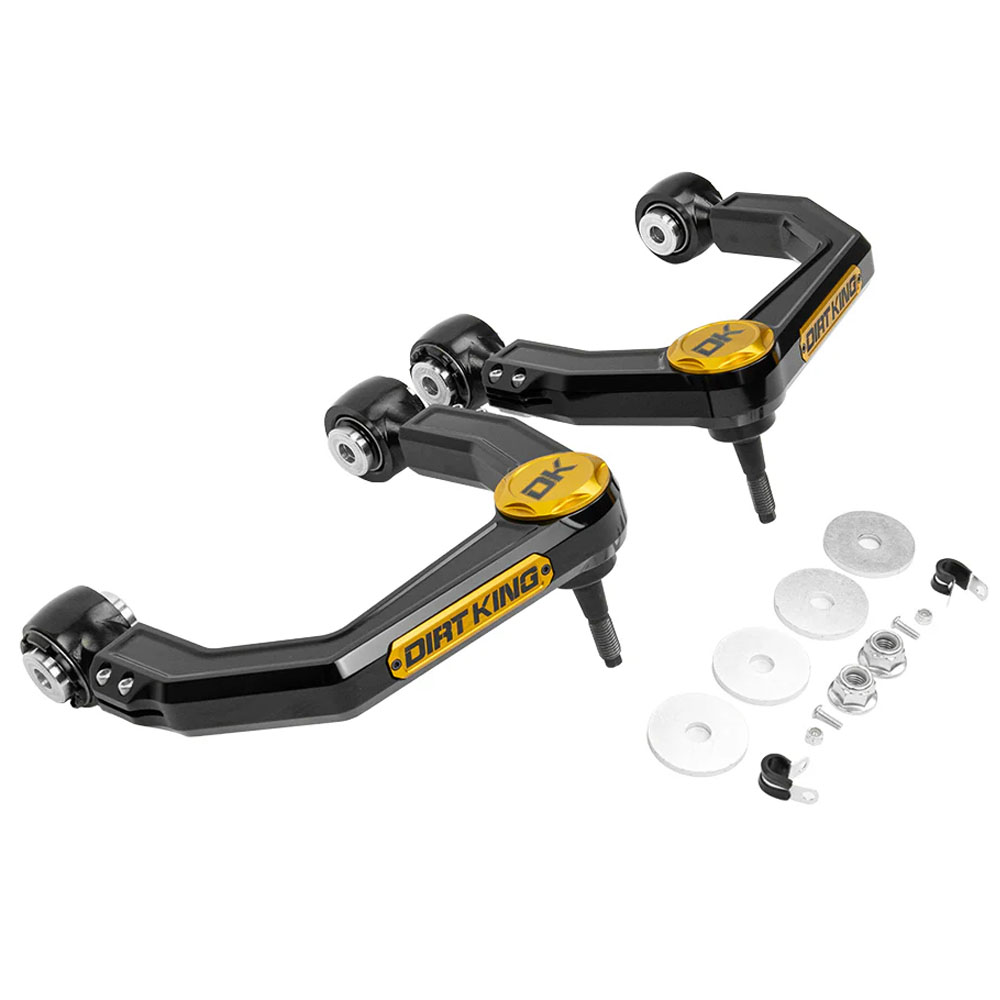 Dirt King Billet Upper Control Arms, Toyota Tacoma 2005–2023
