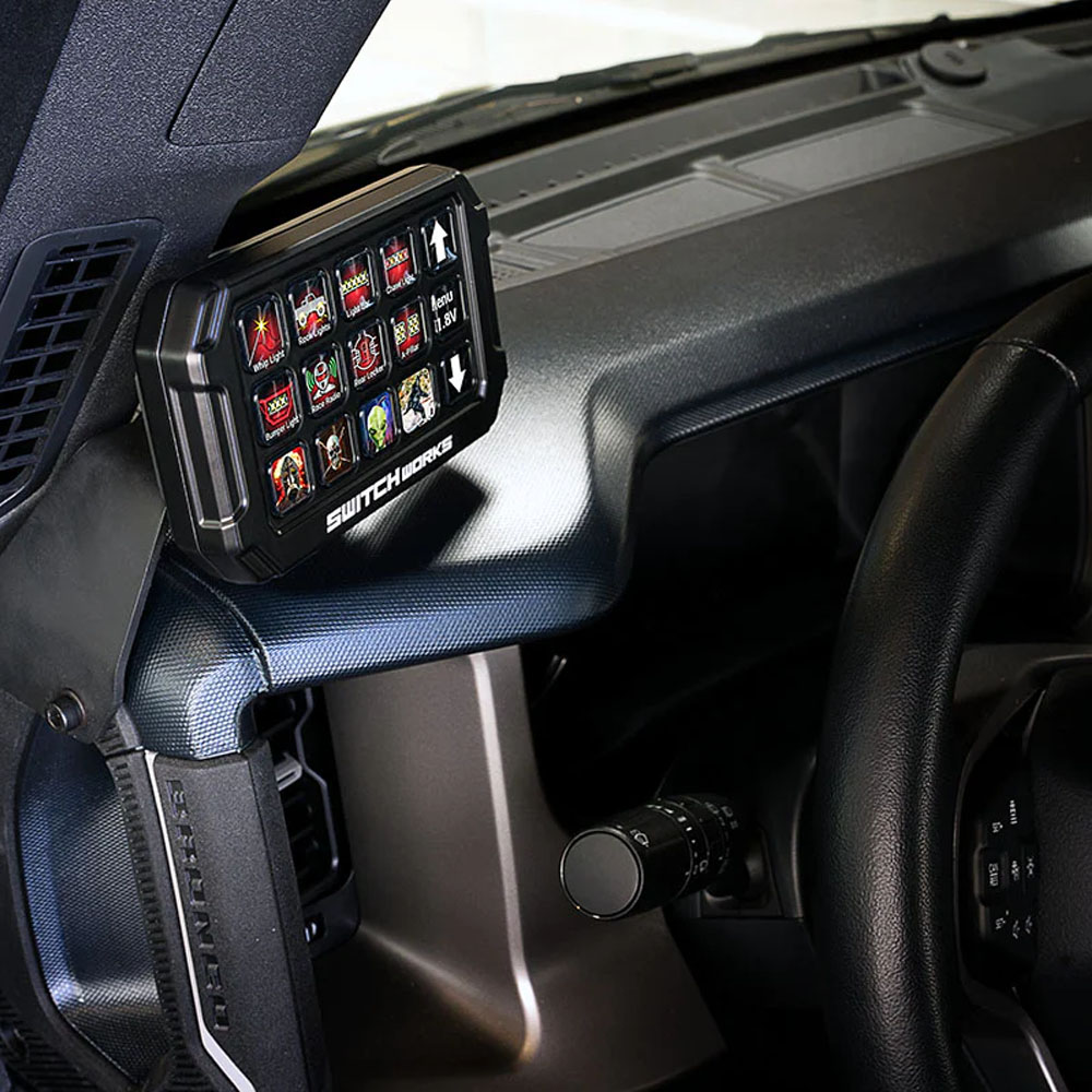 Broncoページ 21-24 Ford Bronco Switch Works Alpha 12 Mounting Kit by SSV Works