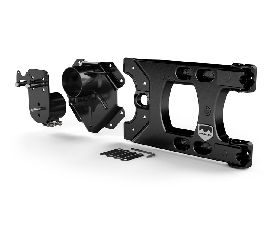 SXMA Teraflex Carrier Pneumatico Di Scorta Per Jeep Wrangler JK JKU - Regolabile Fino A 37"