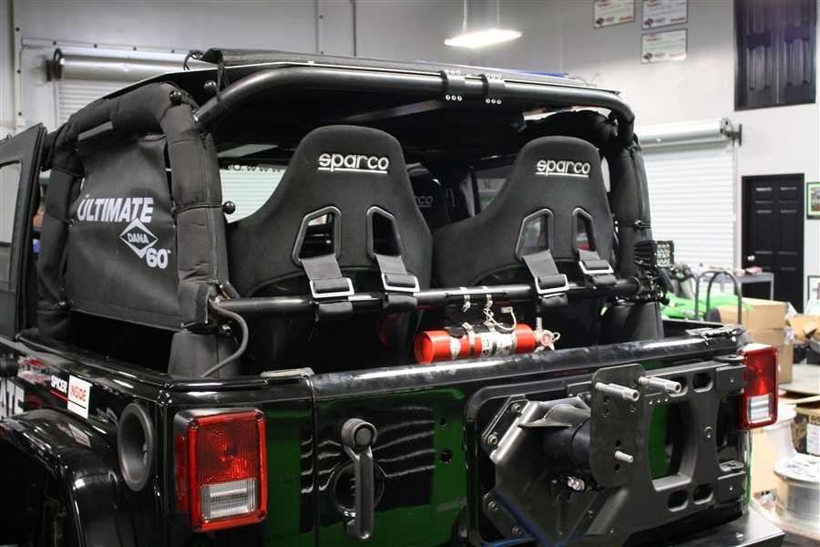 Rock Hard 4x4 Rear Bench Harness Bar for Jeep Wrangler JK Rock Hard 4x4 Rear Bench Harness Bar for Jeep Wrangler JK