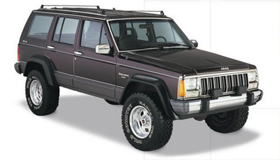 Black Passengers RH Rear Bumper End for 1997-2001 Jeep Cherokee NEW Smooth