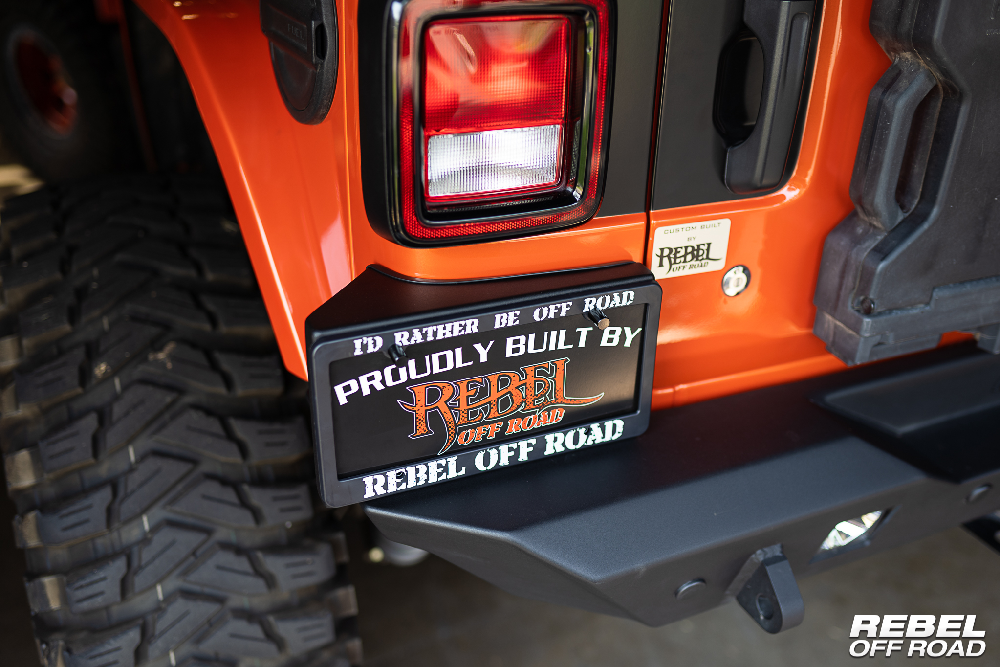 License Plate Mount Upgrade For Jeep Wrangler JL