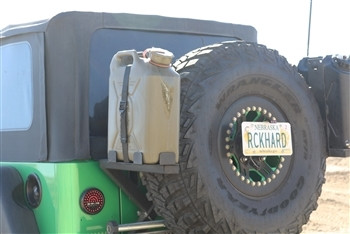 Military Jerry Gas Can Mount Bracket With Strap – NEW Truck Fuel Can Holder