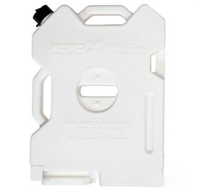 RotopaX ホワイトコンテナ 2ガロン RX-2W 別売り蛇口付 RotoPAX 2 Gallon Water Pack - RX-2W