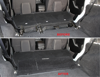 PSA to JKU owners: The rear floor mat is reversible with a