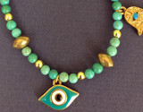 Turquoise “Evil Eye” Protective Bracelet