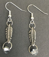 Feather Dangle Earrings