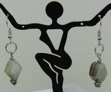 Black and White Jasper Earrings