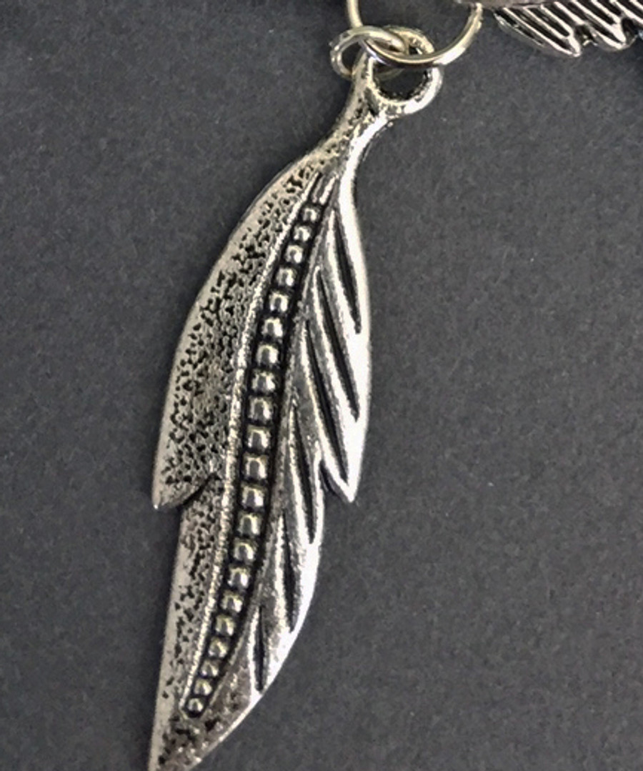 Feather Charm Bracelet