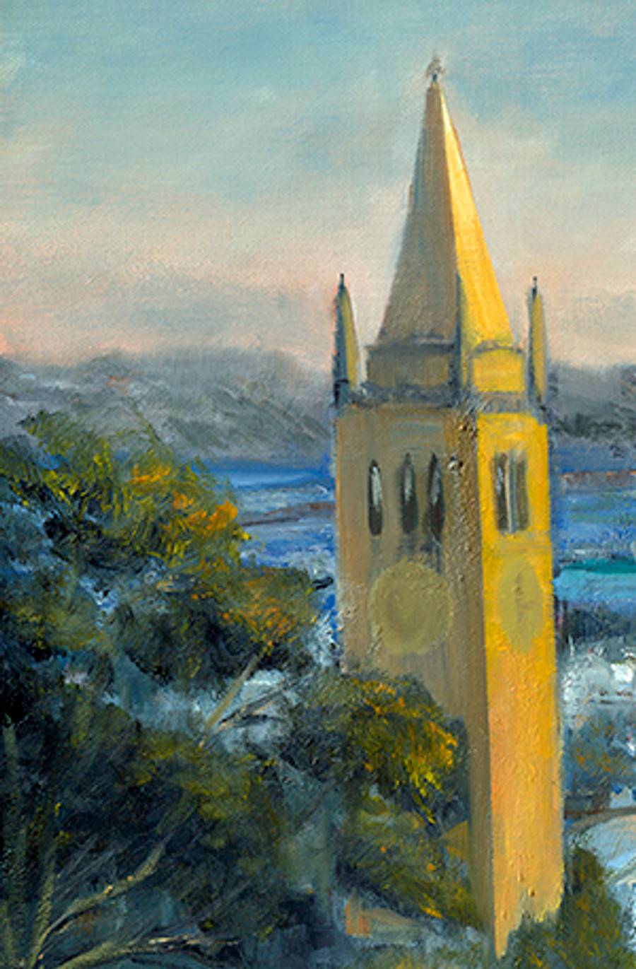 Berkeley Clock Tower, Sather Tower, the Campanile by Artist Elena Ballock