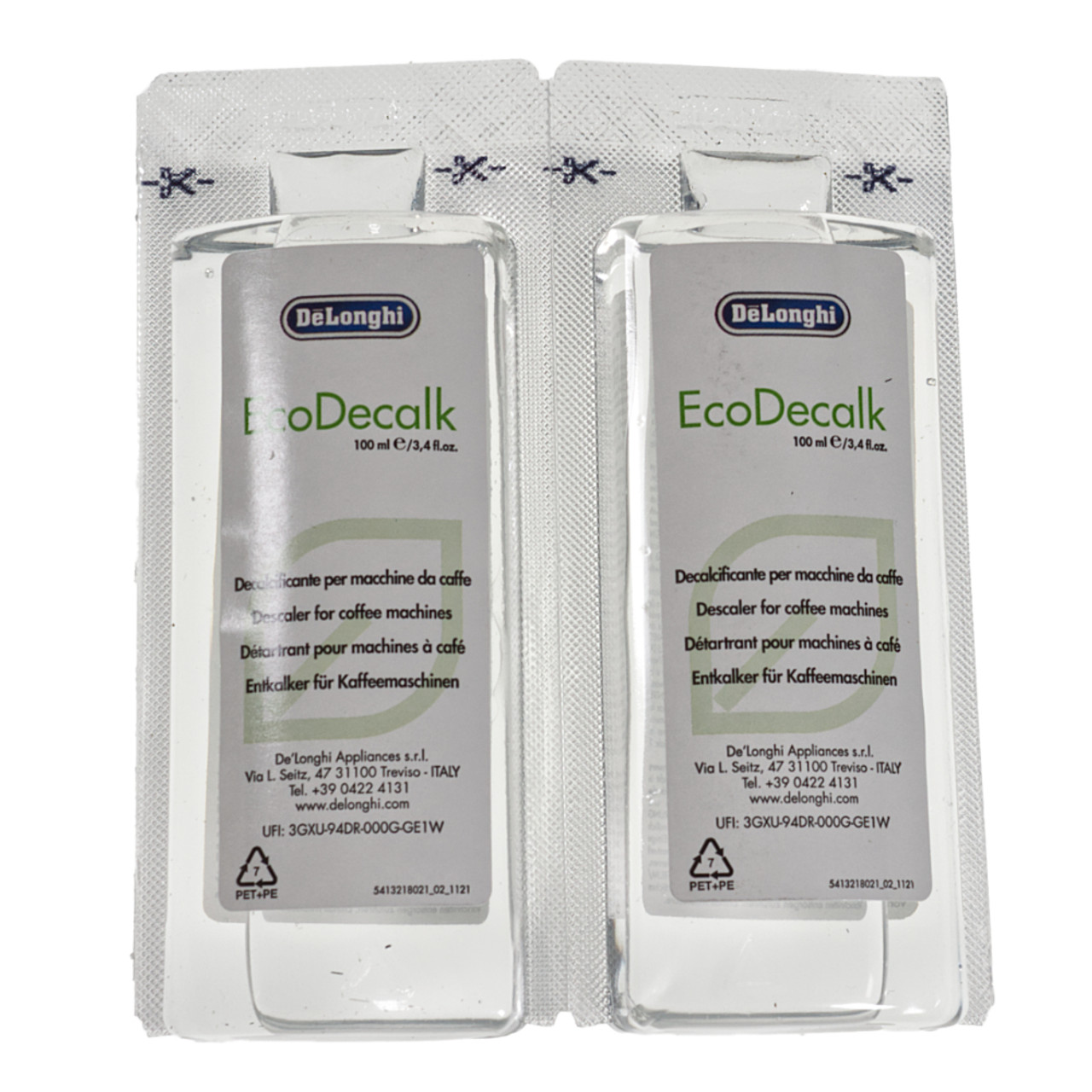 DeLonghi Coffee Machine Descaler (2 x 100 ml) 