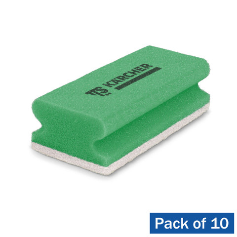 Karcher Sponge (Green/White) | Pack of 10